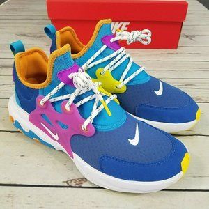Nike Presto React (GS) Youth Running Shoes Size 7Y Mountain Blue CK1752-400
